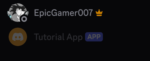 Bot in Server